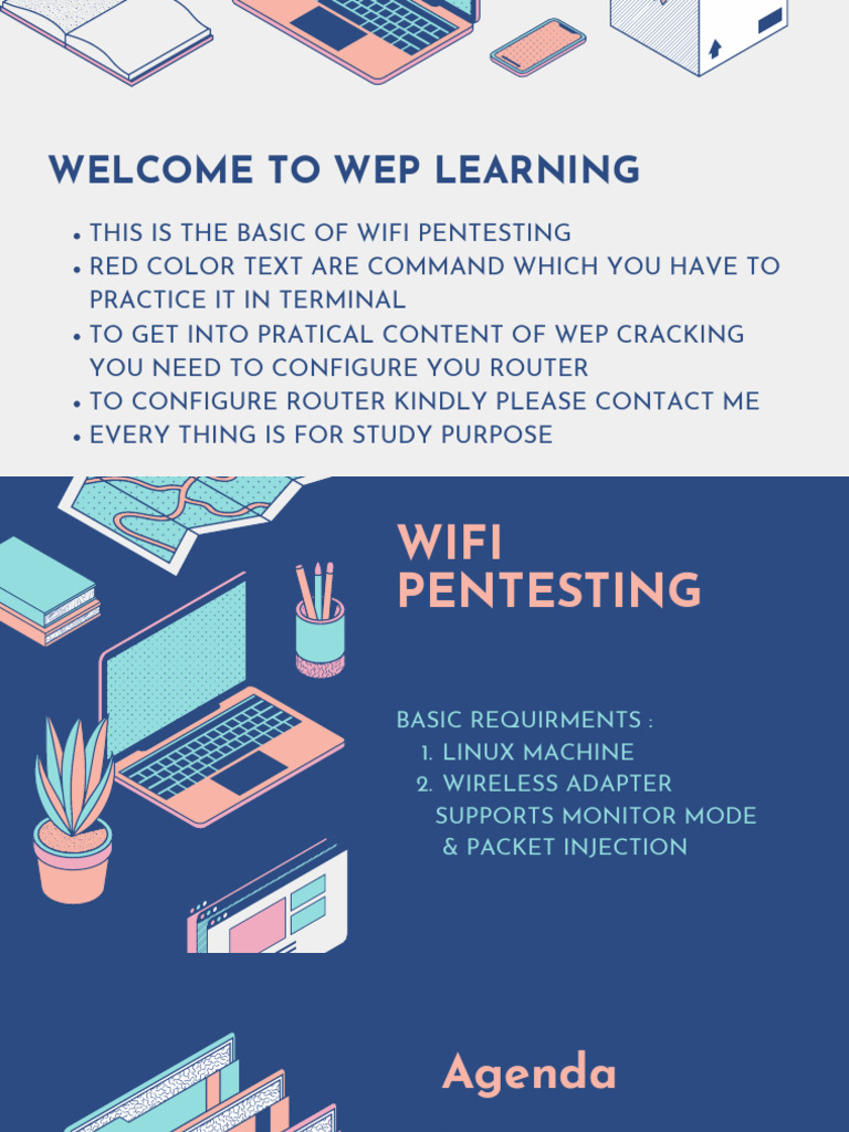 WEP Pentesting Basics Guide | PDF | Wi Fi | Security