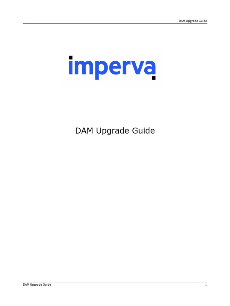 Imperva DAM Upgrade Instructions | PDF | Port (Computer Networking ...