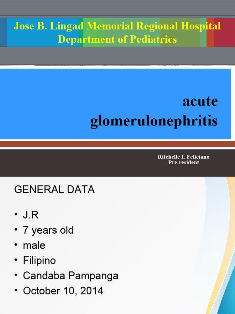 Acute Glomerulonephritis Case Study | PDF | Diseases And Disorders ...