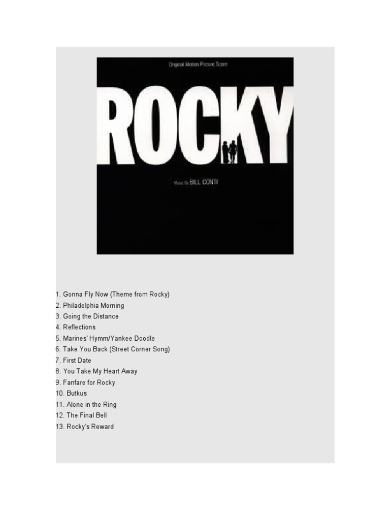 Rocky Balboa: The Best Of Rocky (Piano/Vocal/Chords)] [By - 2