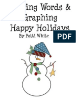 Making Words Graphing Happy Holidays Freebie