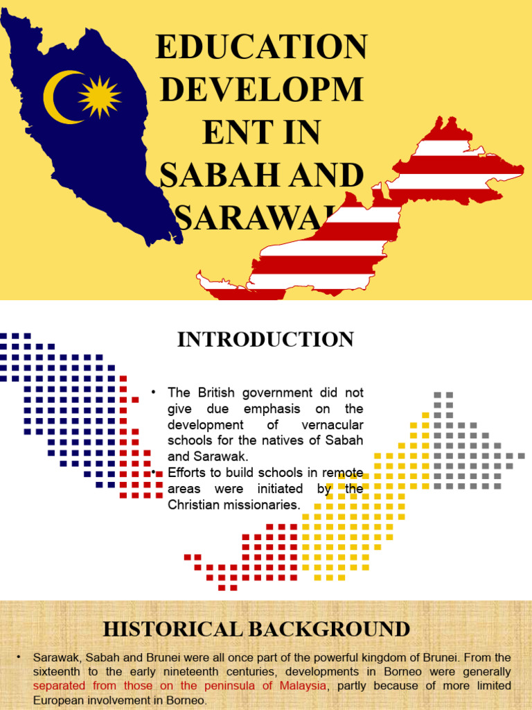 1 4 Education Development In Sabah Sarawak Pdf Sarawak Borneo