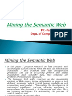 Semantic Web Technologies for Information Extraction