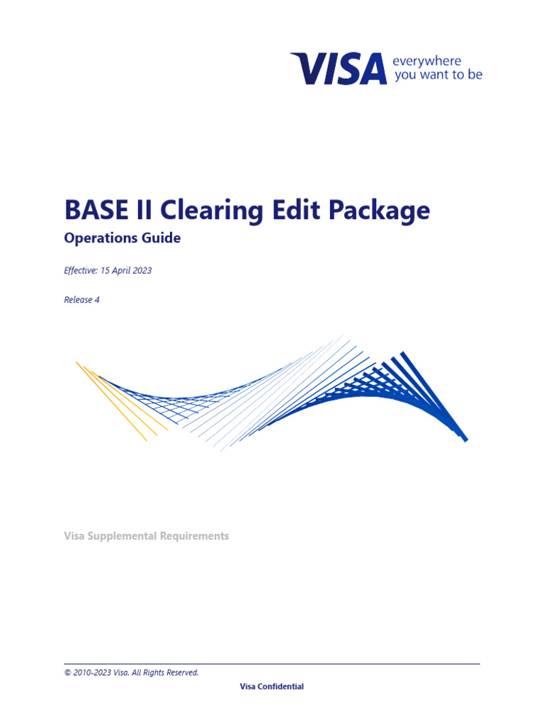 BASE II Clearing Edit Package Guide | PDF | Operating System ...