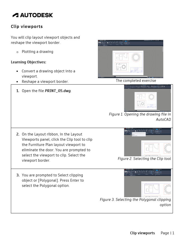 Clip Viewports in AutoCAD Tutorial | PDF | Computing | Graphics