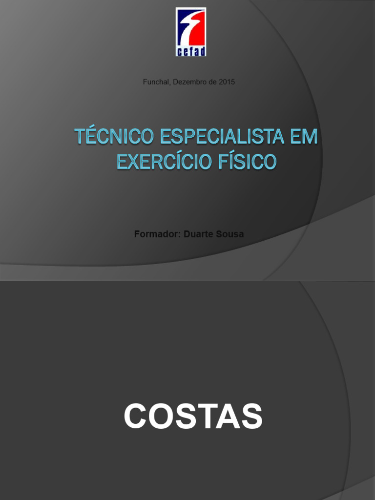 CEFAD 5 B Musculacao | PDF | Abdômen | Treinamento de força