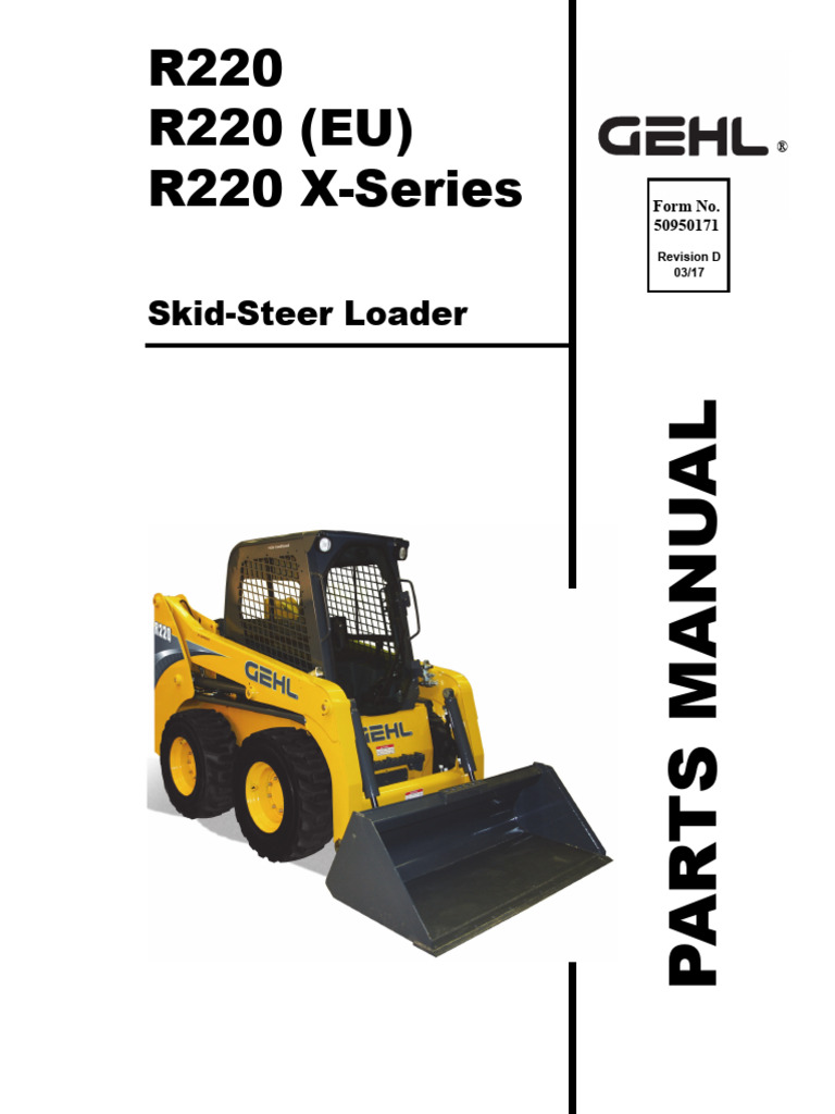 Parts Manual, R220 | PDF | Screw | Vehicle Technology