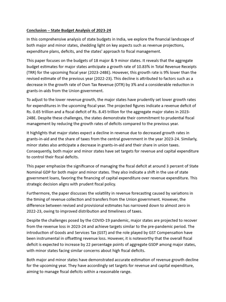 Final conclusion merged pdf government budget balance economic growth