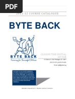 Download 20011 12 Course Catalogue UPDATED by Byte Back SN74794513 doc pdf