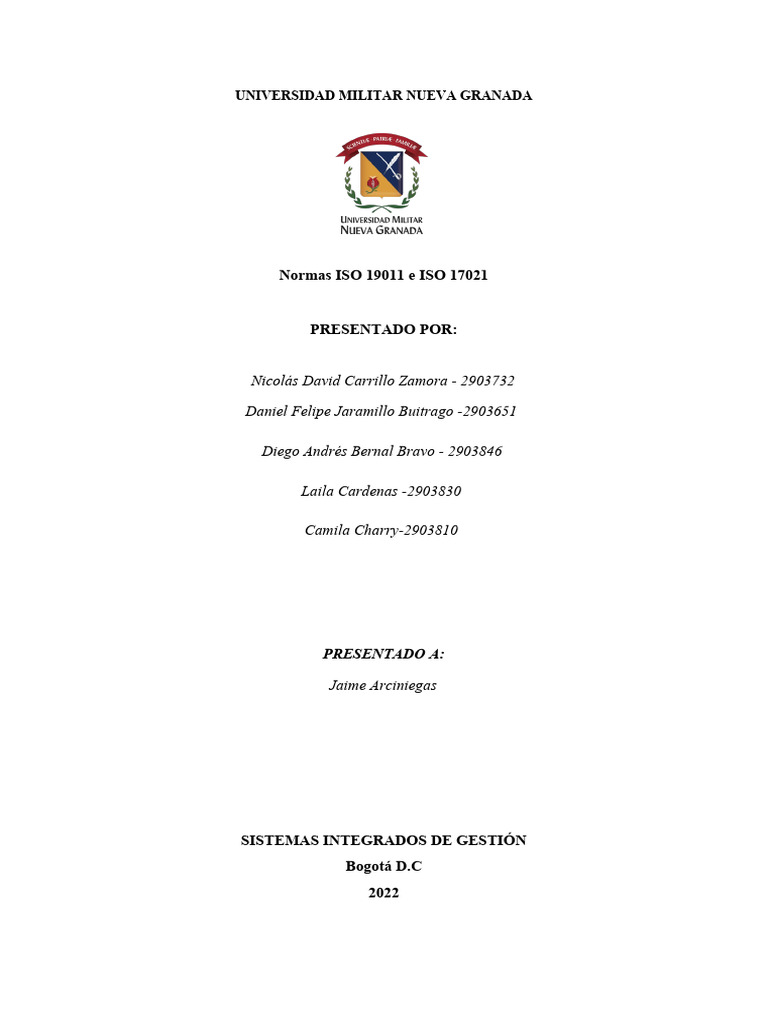 Normas ISO 17021 y 19011: Guía de Auditoría | PDF | Organización ...