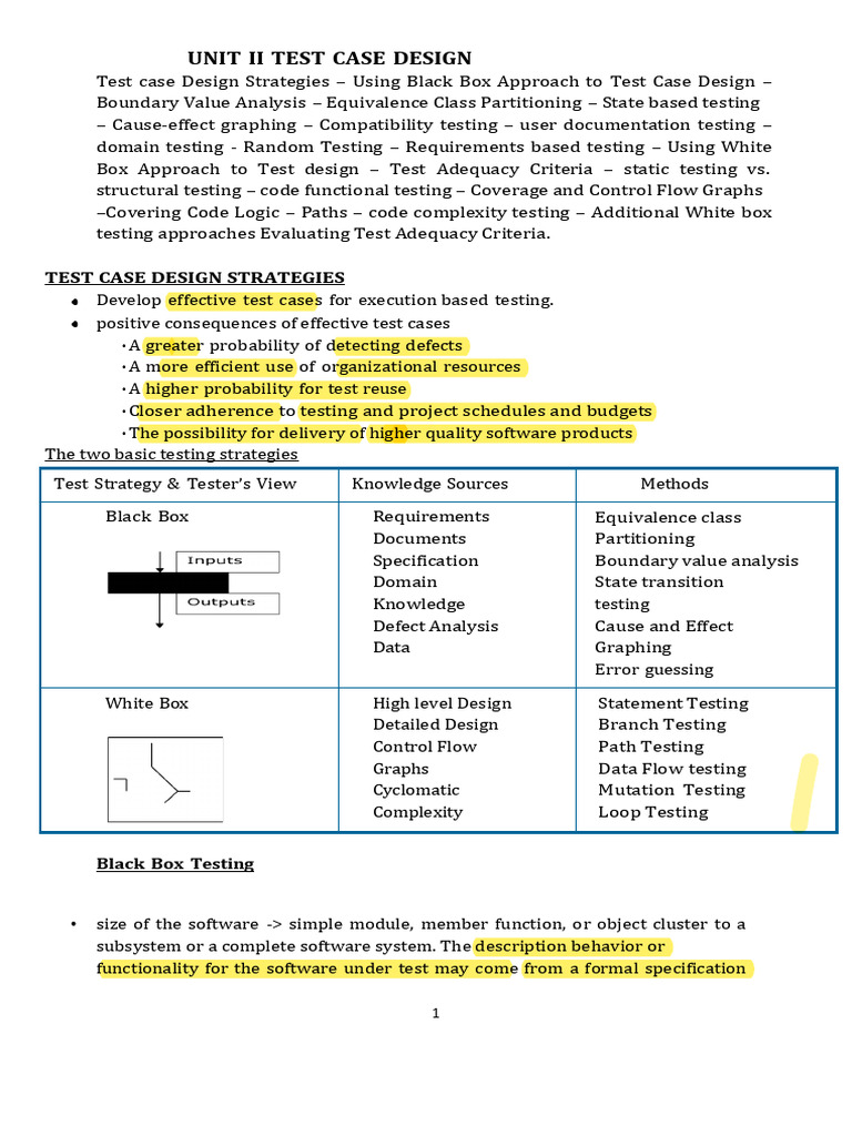 Unit Ii | PDF | Software Testing | Source Code