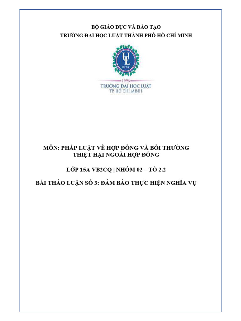 VB2CQ 15A - Nhom 2.2 - TL3 - 20240701 | PDF