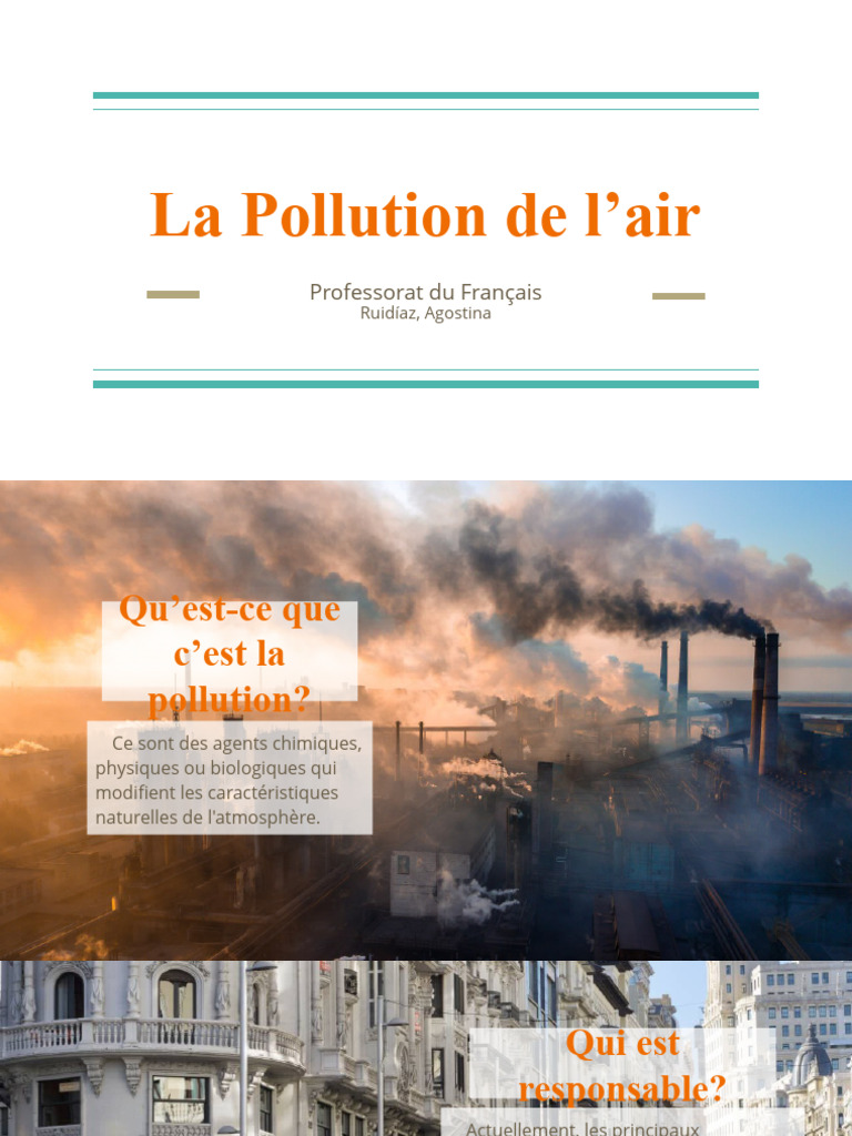 La Pollution de L'air | PDF | la pollution | Pollution de l'air
