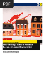 How Finding A Home in America Became So Absurdly Expensive US News The Guardian