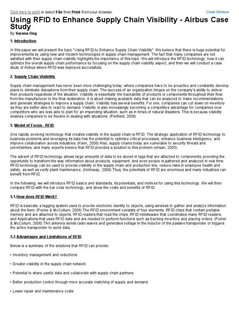 The Airbus Affair Case Study