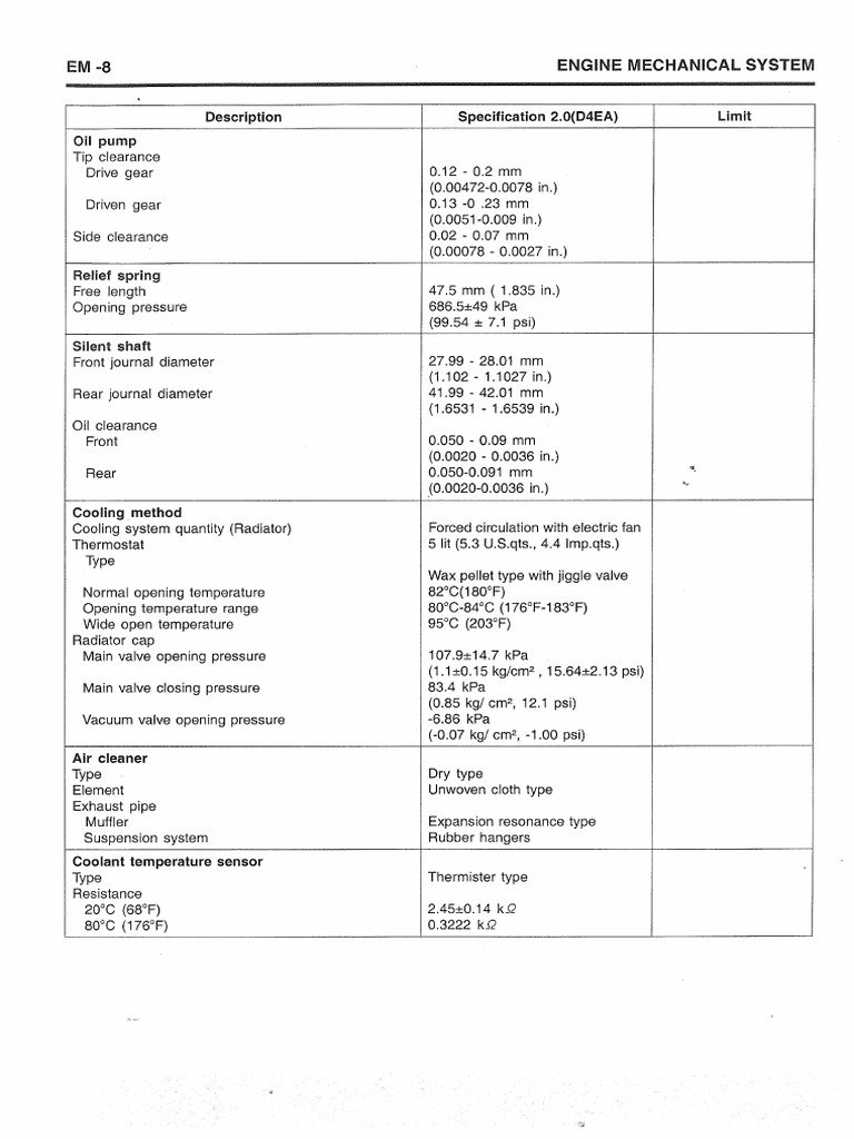 Engine Mechanical System 8 Pdf