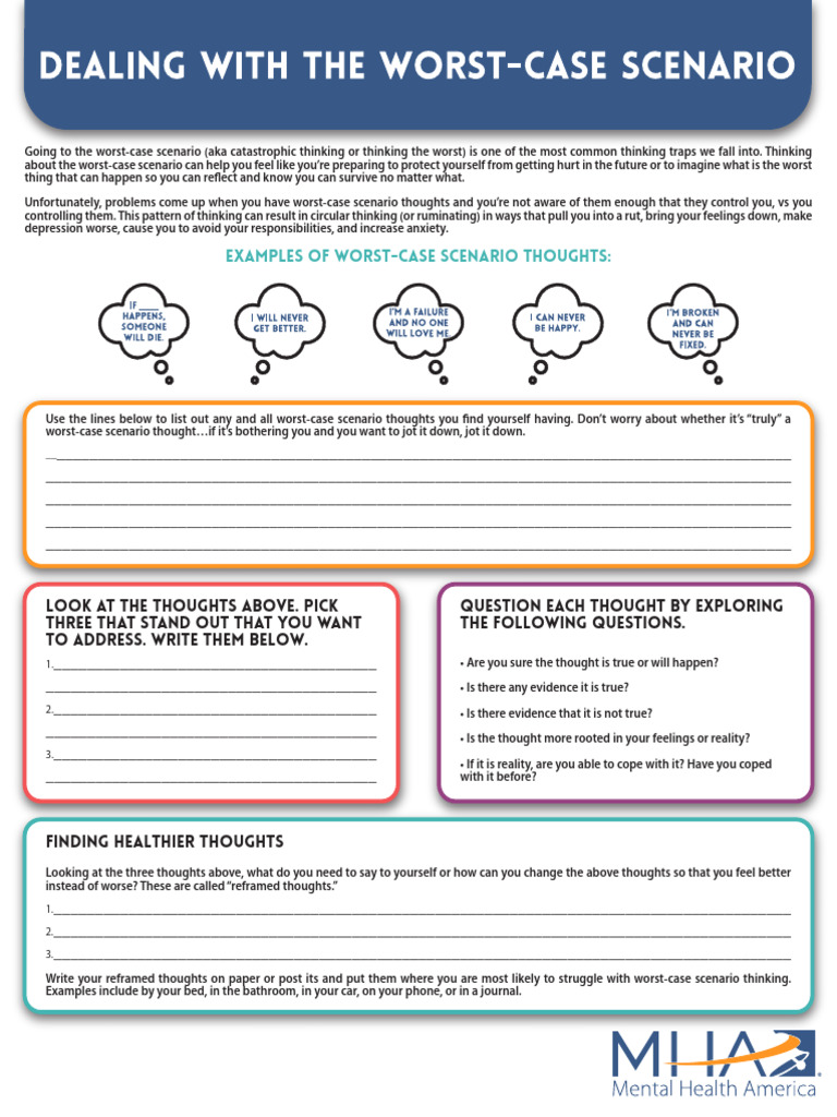 Overcoming Worst-Case Scenario Thinking | PDF | Thought | Behavioural ...