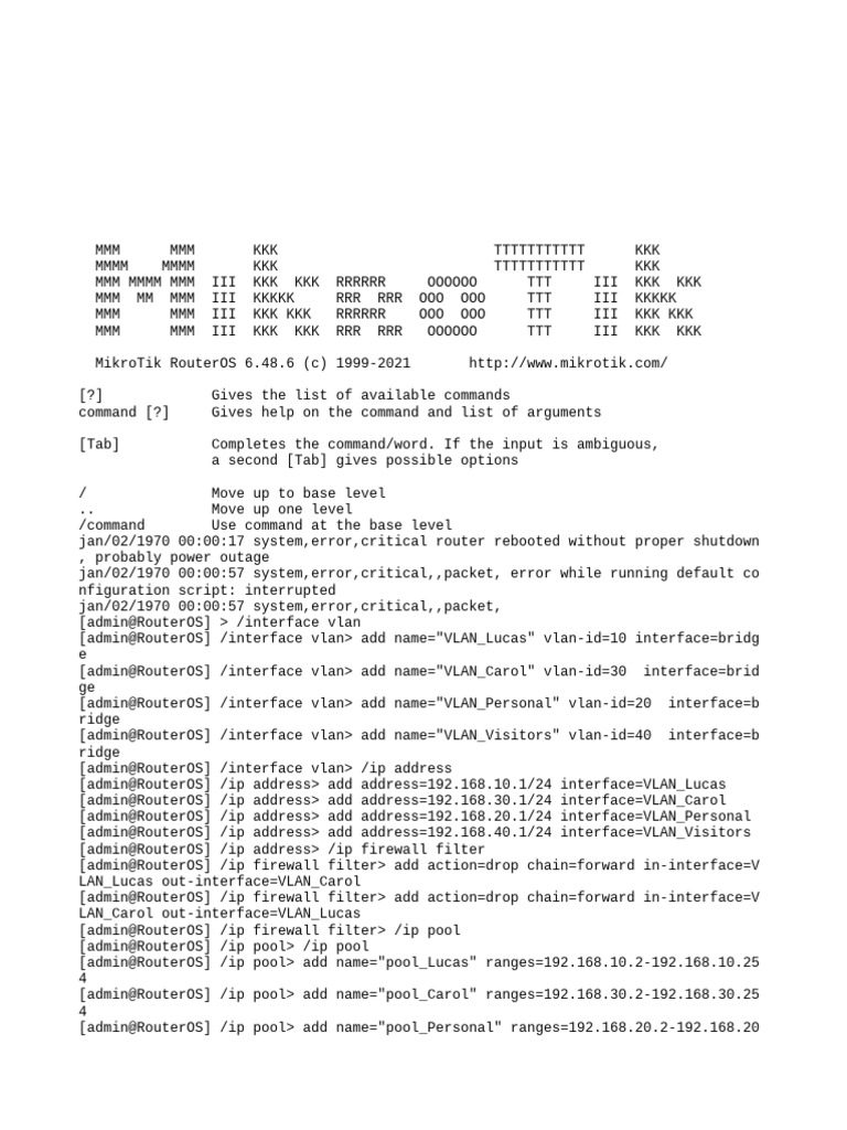 MIKROTIK ROUTERBOARD CONFIGURATION TUTORIAL PDF visual data 8