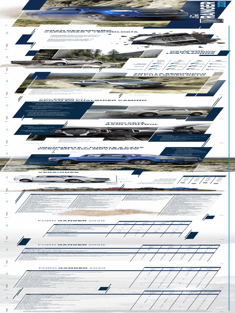 2020 - Ficha Técnica - Ford Ranger | PDF