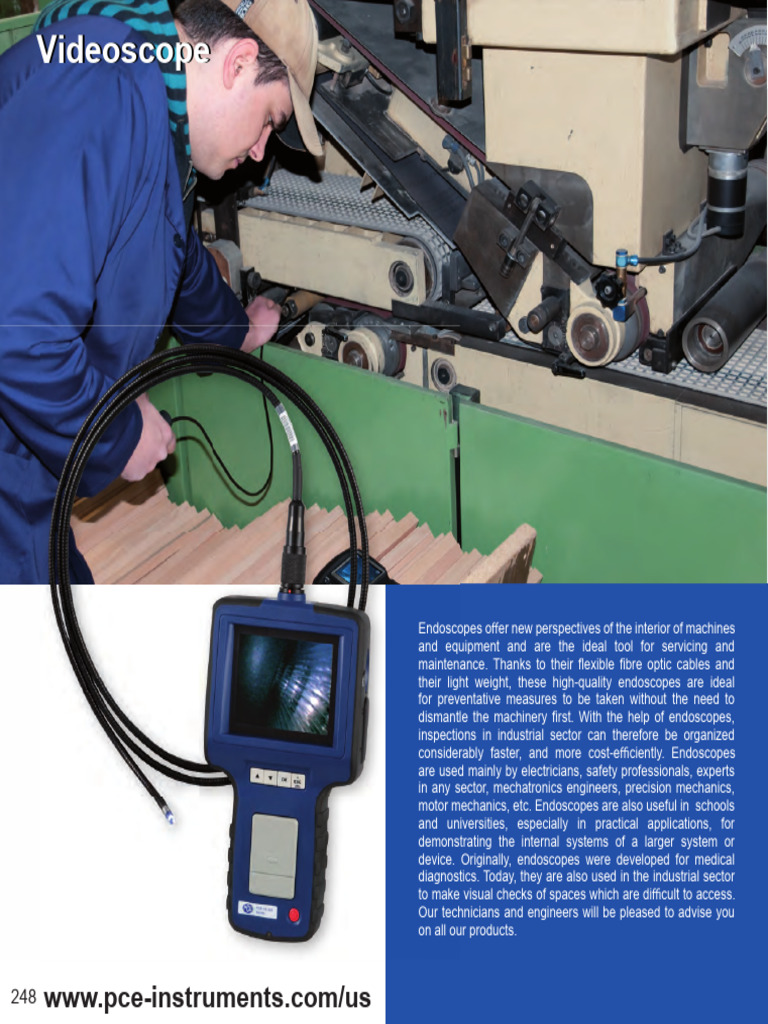 Industrial Endoscopes for Inspections | PDF | Video | Camera