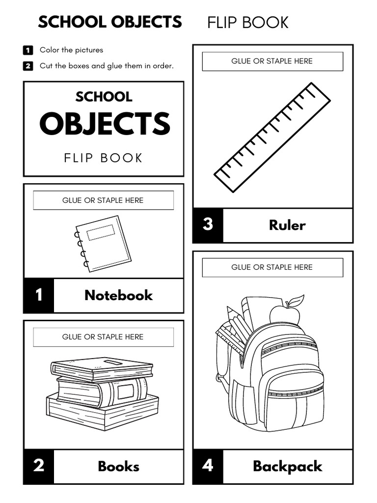 3.+School+Objects+ +flipbook | PDF