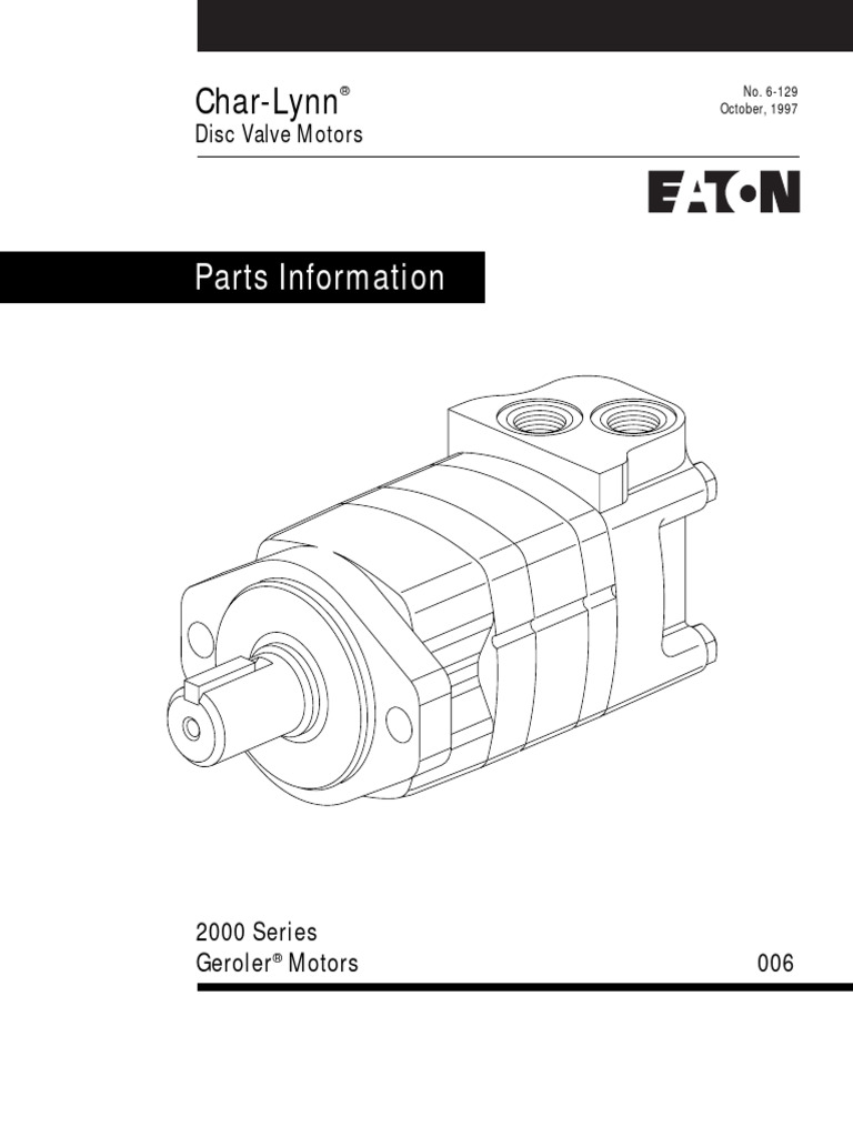 Motor hidraulico serie 2000 pdf axle bearing mechanical 