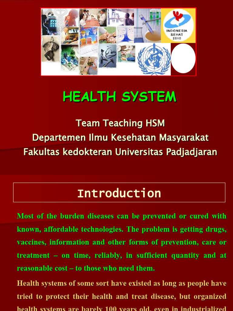 3 Health System Pdf Health System Health Care