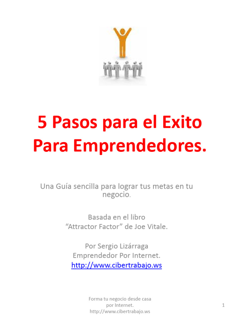 5 Pasos para El Exito | PDF | Internet | Gratitud