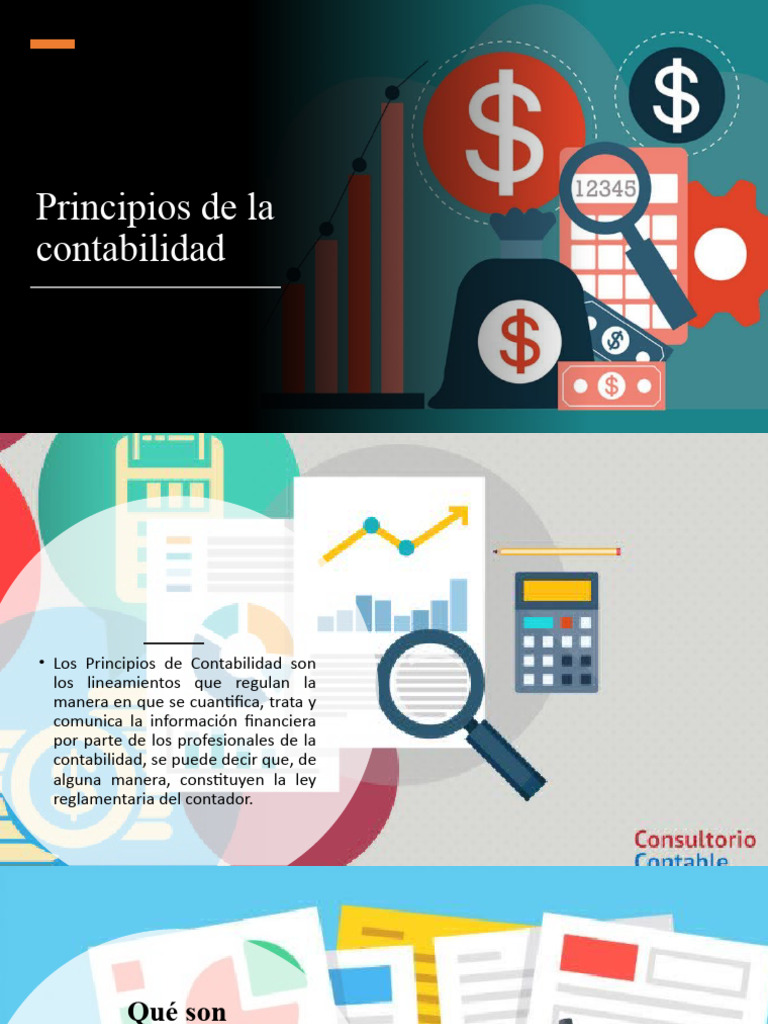 4.2 Principios de La Contabilidad 20 Diapositivas | PDF | Contabilidad ...