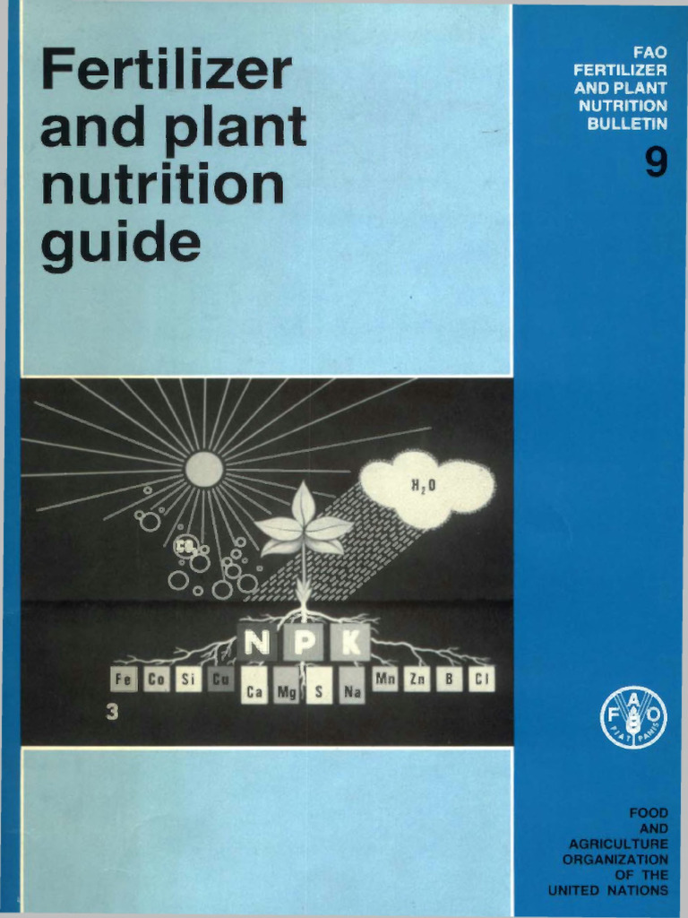 Fertilizer and Plant Nutrition Guide | PDF