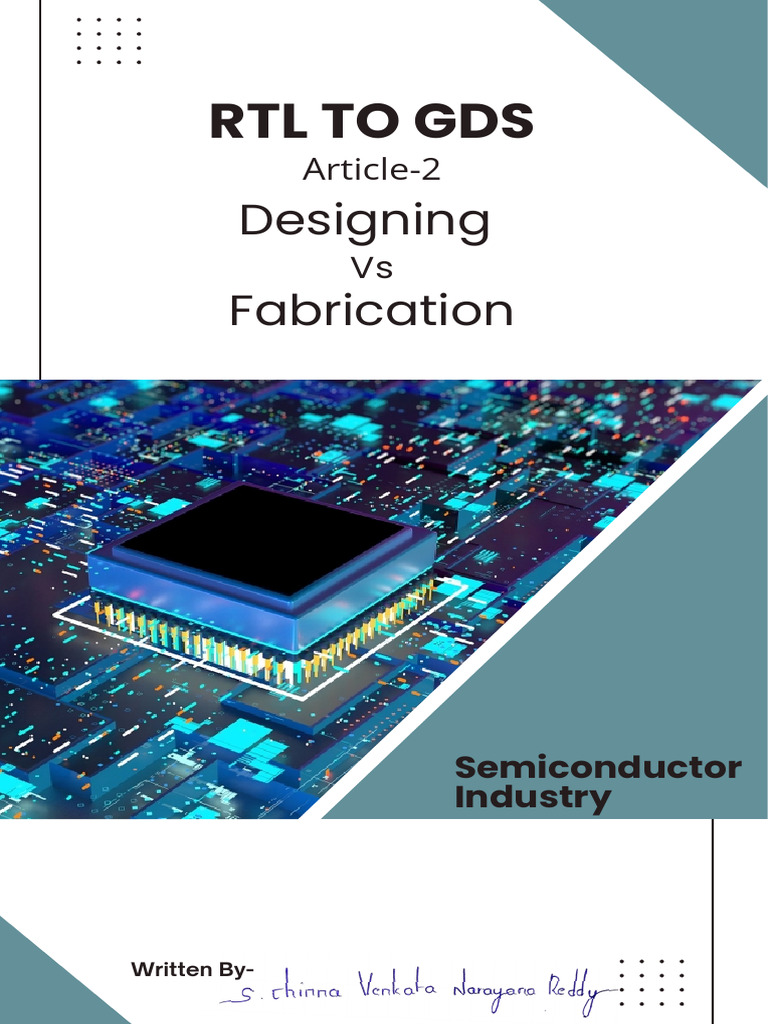 Design vs fab in vlsi pdf integrated circuit semiconductor device