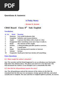 Q &#038 A - A Fishy Story