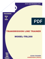 MODEL-TRL200: Transmission Line Trainer