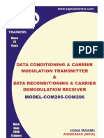 Data Conditioning & Carrier Modulation Transmitter & Data Reconditioning & Carrier Demodulation Receiver