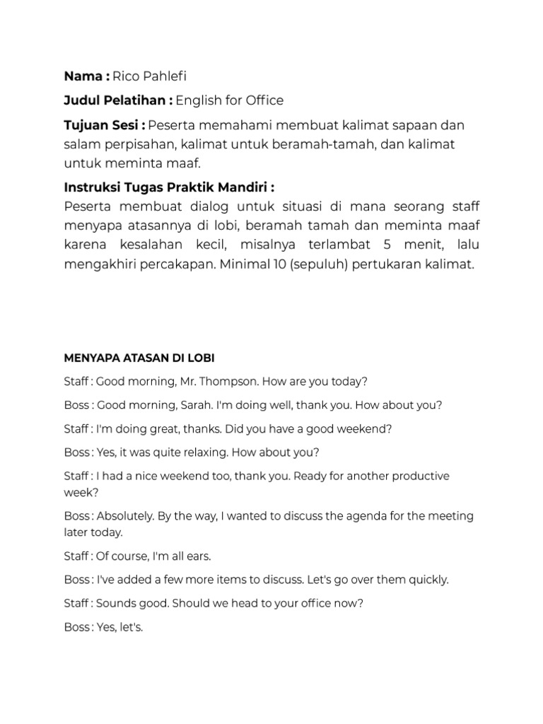 Tpm 2 english for office pdf