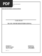 Download Black  Decker International Case Study Vinod Gandhi PGDMHR IMI by Vinod Gandhi SN74804508 doc pdf