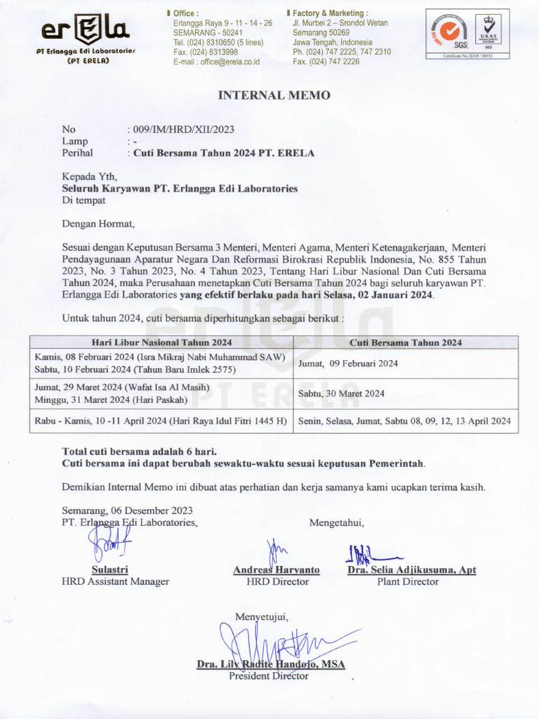 Nikmati Liburan 4 Hari! Daftar Cuti Bersama dan Tahun Baru 2026