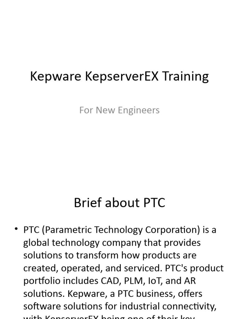 KepserverEX Training for New Engineers | PDF | Internet Of Things ...