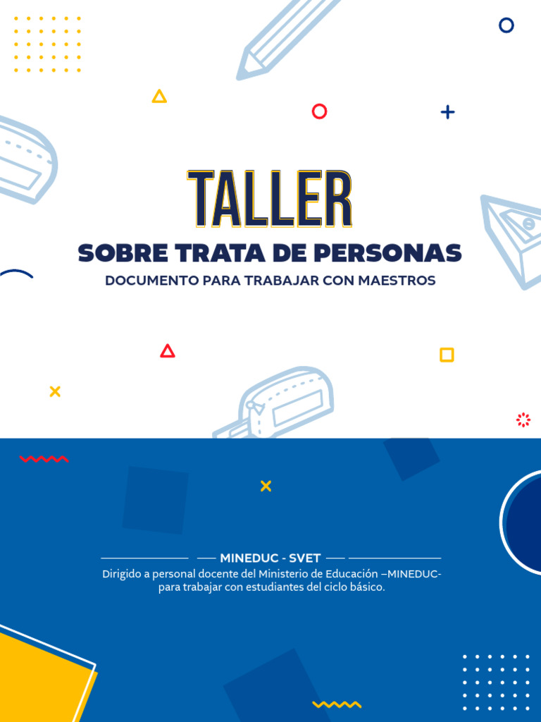 Folleto de Trata | PDF | Trata de personas