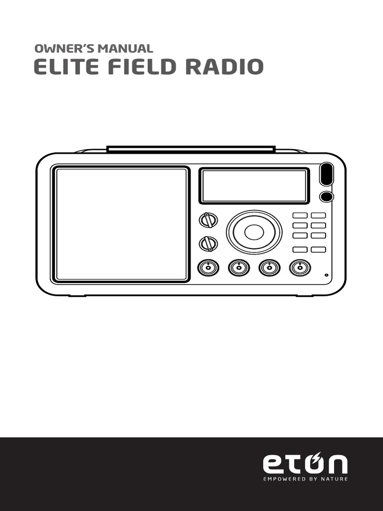 Elite Field Radio Manual PDF Headphones Frequency Modulation