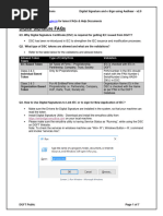 NICDSign Installation and Troubleshooting Guide | PDF | Icon (Computing ...