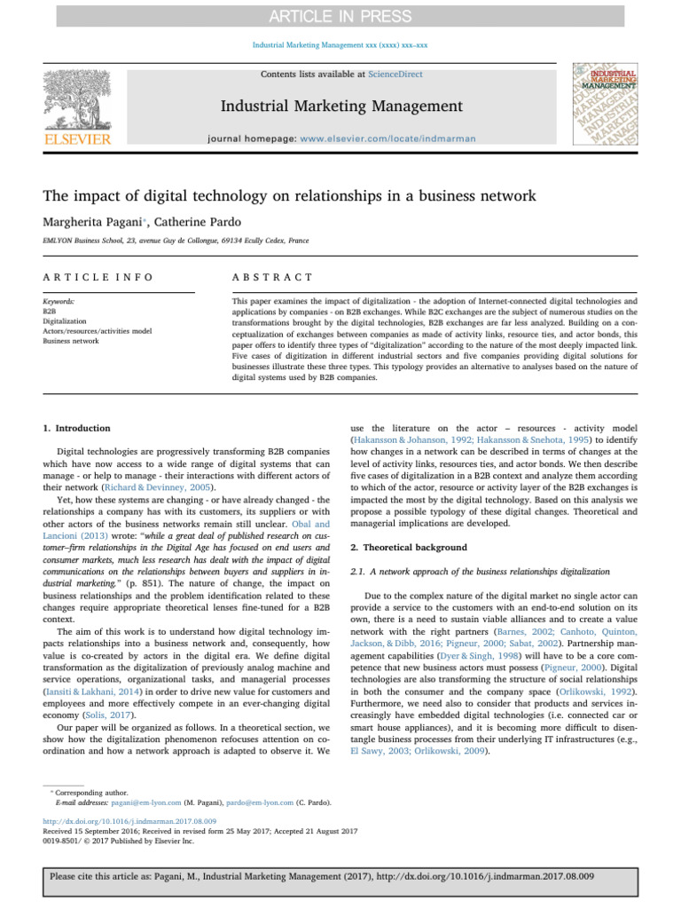 Fardapaper The Impact of Digital Technology On Relationships in A ...