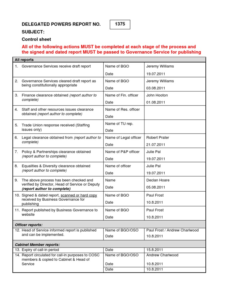 DPR 1375 - Cashless Cabinet Member July 2011 | PDF