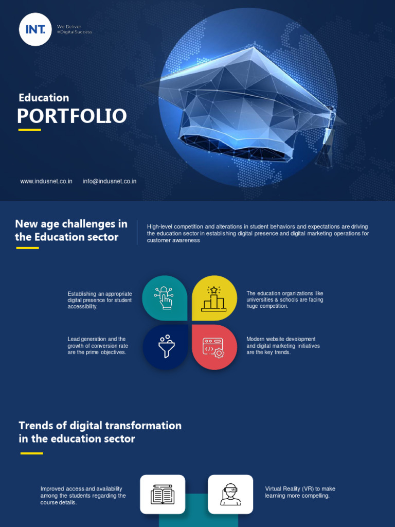 INT Emerge Education Portfolio PDF Digital Marketing