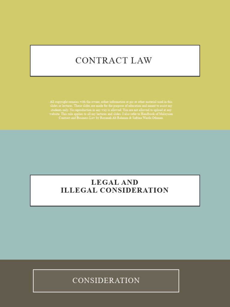 L2 Part3 Consideration | PDF | Cost Of Living | Consideration