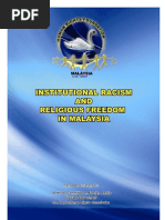 Download Institutional Racism  Religious Freedom in Malaysia by Melvin Goh SN74809509 doc pdf