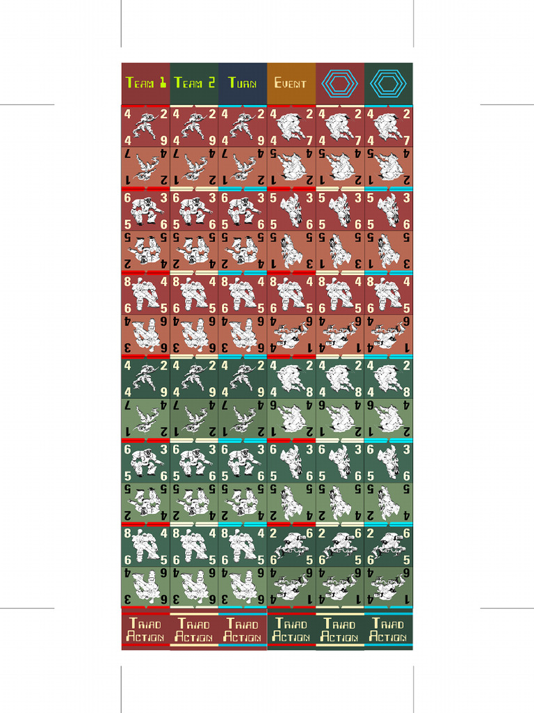 Triads Counter Sheet v1.4 | PDF
