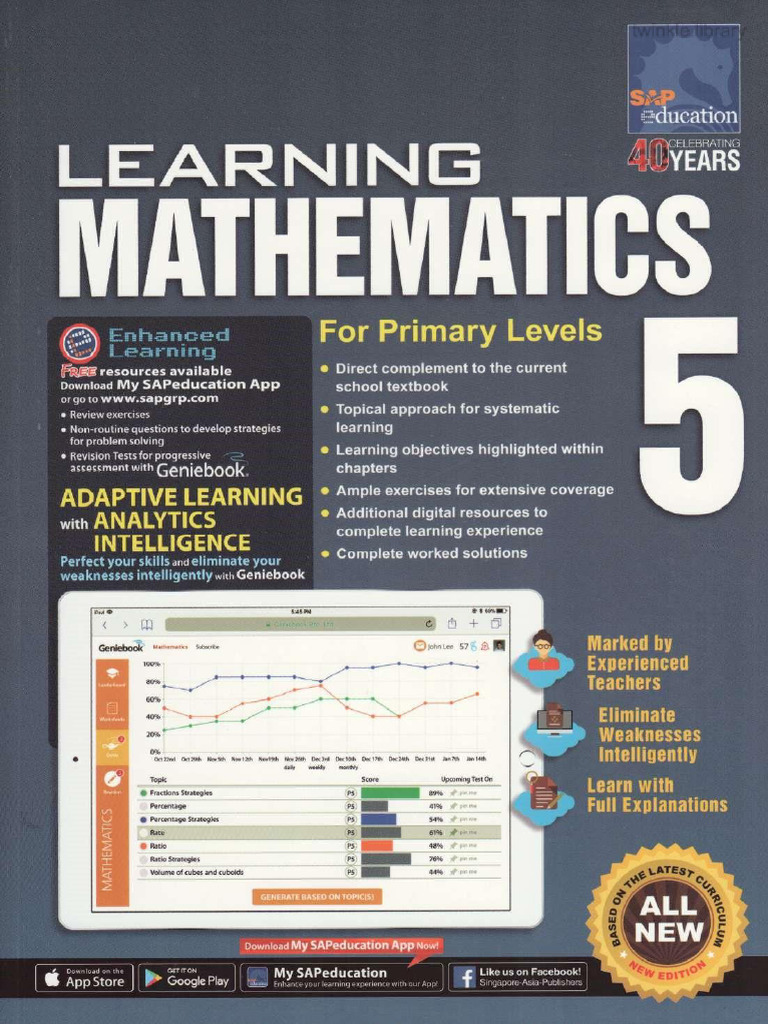 SAP Education Learning Mathematics Maths For Primary Levels 5 | PDF