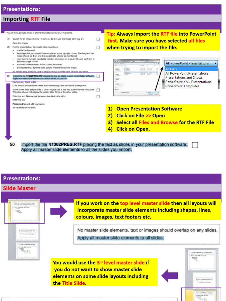 PowerPoint Presentation Tips & Techniques | PDF | Computing | Software