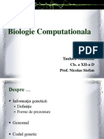 Biologie Computationala-Scurt